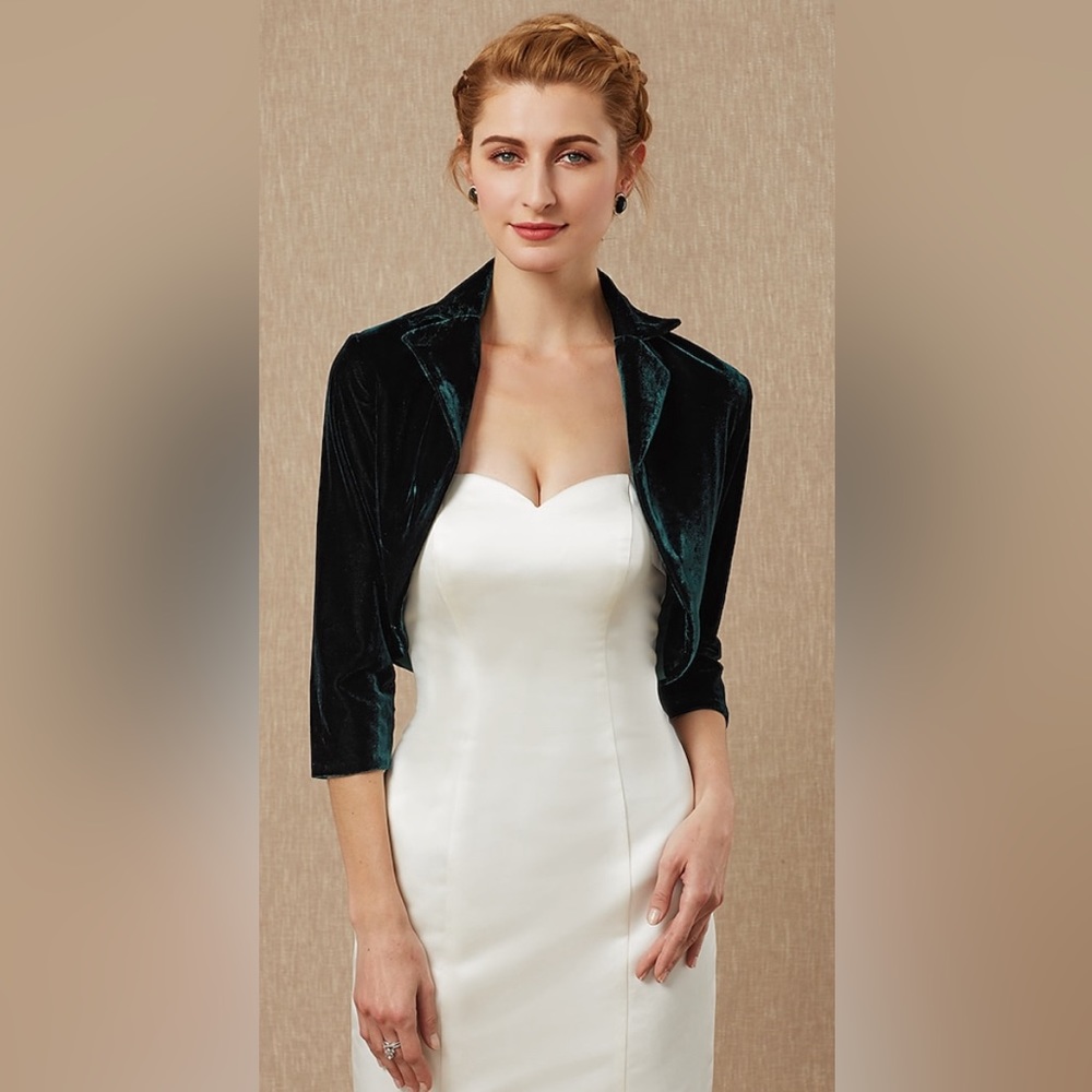 Green Velvet Bolero